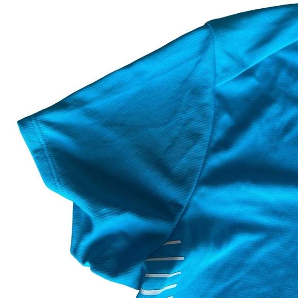 Adidas climachill women’s small collars cap sleeve quarter button up golf shirt - Picture 3 of 8